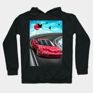 Honda NSX (1983) Japanese Art Hoodie